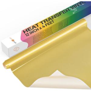 imageHTVRONT Heat Transfer Vinyl Roll 12quot x 4FT Turquoise HTV Vinyl for TShirts Turquoise Iron on Vinyl for All Cutting Machines  Easy to Cut ampamp Weed for HTV Heat Transfer Vinyl Design TurquoiseGold
