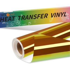 imageHTVRONT Rainbow White Glitter HTV Vinyl Roll12quot x 6 FT White Glitter Heat Transfer Vinyl Bundle White Glitter Iron on Vinyl for All Cutting MachinesGold