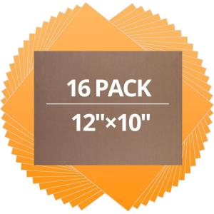 imageHTVRONT Yellow Heat Transfer Vinyl Bundle16 Pack Iron on Vinyl 1210inch HTV Sheets Easy Weed HTV Vinyl for TShirt with Teflon Sheet SGHTV1492US