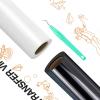 imageHTVRONT Heat Transfer Vinyl Champagne HTV Rolls  12quot x 15ft Champagne Gold Iron on Vinyl for All Cutting Machines White HTV Vinyl for Shirts  Easy to Cut ampamp Weed for Heat Vinyl DesignBlack and White