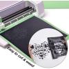 imageHTVRONT Heat Transfer Vinyl Champagne HTV Rolls  12quot x 15ft Champagne Gold Iron on Vinyl for All Cutting Machines White HTV Vinyl for Shirts  Easy to Cut ampamp Weed for Heat Vinyl DesignBlack Glitter