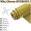 imageHTVRONT Heat Transfer Vinyl Champagne HTV Rolls  12quot x 15ft Champagne Gold Iron on Vinyl for All Cutting Machines White HTV Vinyl for Shirts  Easy to Cut ampamp Weed for Heat Vinyl DesignGold