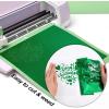 imageHTVRONT Heat Transfer Vinyl Champagne HTV Rolls  12quot x 15ft Champagne Gold Iron on Vinyl for All Cutting Machines White HTV Vinyl for Shirts  Easy to Cut ampamp Weed for Heat Vinyl DesignGreen Glitter