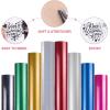 imageHTVRONT Heat Transfer Vinyl Champagne HTV Rolls  12quot x 15ft Champagne Gold Iron on Vinyl for All Cutting Machines White HTV Vinyl for Shirts  Easy to Cut ampamp Weed for Heat Vinyl DesignHot Pink Glitter