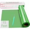imageHTVRONT Heat Transfer Vinyl Champagne HTV Rolls  12quot x 15ft Champagne Gold Iron on Vinyl for All Cutting Machines White HTV Vinyl for Shirts  Easy to Cut ampamp Weed for Heat Vinyl DesignGrass Green