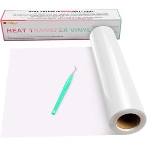 imageHTVRONT Heat Transfer Vinyl Champagne HTV Rolls  12quot x 15ft Champagne Gold Iron on Vinyl for All Cutting Machines White HTV Vinyl for Shirts  Easy to Cut ampamp Weed for Heat Vinyl DesignWhite
