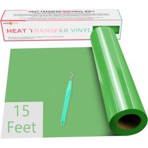 imageHTVRONT Heat Transfer Vinyl Champagne HTV Rolls  12quot x 15ft Champagne Gold Iron on Vinyl for All Cutting Machines White HTV Vinyl for Shirts  Easy to Cut ampamp Weed for Heat Vinyl DesignGrass Green