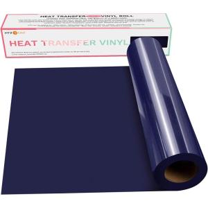 imageHTVRONT Heat Transfer Vinyl Champagne HTV Rolls  12quot x 15ft Champagne Gold Iron on Vinyl for All Cutting Machines White HTV Vinyl for Shirts  Easy to Cut ampamp Weed for Heat Vinyl DesignDark Blue