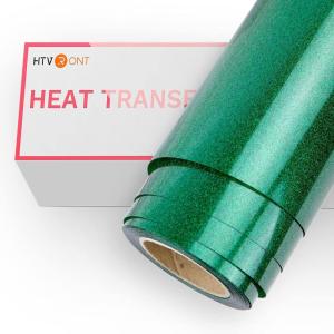imageHTVRONT Heat Transfer Vinyl Champagne HTV Rolls  12quot x 15ft Champagne Gold Iron on Vinyl for All Cutting Machines White HTV Vinyl for Shirts  Easy to Cut ampamp Weed for Heat Vinyl DesignGreen Glitter