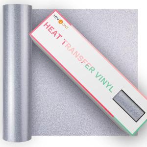 imageHTVRONT Heat Transfer Vinyl Champagne HTV Rolls  12quot x 15ft Champagne Gold Iron on Vinyl for All Cutting Machines White HTV Vinyl for Shirts  Easy to Cut ampamp Weed for Heat Vinyl DesignSilver Glitter