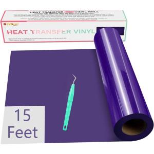imageHTVRONT Heat Transfer Vinyl Champagne HTV Rolls  12quot x 15ft Champagne Gold Iron on Vinyl for All Cutting Machines White HTV Vinyl for Shirts  Easy to Cut ampamp Weed for Heat Vinyl DesignPurple