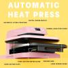 imageHTVRONT Auto Heat Press Machine for T Shirts  Heat Press 15x15 with Auto Release  Heats Up Fast ampamp Heat Evenly Professional Heat Press Machines for HTV Sublimation Heat Transfer ProjectsPink