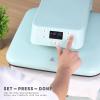 imageHTVRONT Auto Heat Press Machine for T Shirts  Heat Press 15x15 with Auto Release  Heats Up Fast ampamp Heat Evenly Professional Heat Press Machines for HTV Sublimation Heat Transfer ProjectsLight Blue