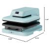 imageHTVRONT Auto Heat Press Machine for T Shirts  Heat Press 15x15 with Auto Release  Heats Up Fast ampamp Heat Evenly Professional Heat Press Machines for HTV Sublimation Heat Transfer ProjectsLight Blue