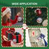 imageHTVRONT Sublimation Ornament Blanks 26 PCS 3 Inch Sublimation Christmas Ornament Blanks Double Side with Red String  Personalized MDF Decoration Supplies for Halloween Christmas12 PcsMDF