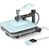 imageHTVRONT Heat Press Machine for TShirts Heat Press 15 x 15 Professional Heats Up Fast ampamp Distribute Heat Evenly Swing Away TShirt Press Machine for HTV Sublimation Heat Transfer Projects Blue