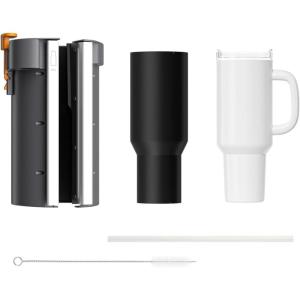 imageHTVRONT A200 Tumbler Heat Press Attachment  Full Cup Heat Press for 40 OZ Handled Tumbler Comes with a 40 OZ Tumbler with Handle Install and Replace in Seconds Built to Last 10000 Presses