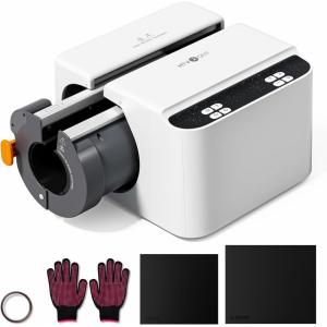 imageHTVRONT Auto Tumbler Heat Press 2  A200 Full Cup Transfer Heat Press Machine for 40 OZ Tumbler with Handle Heat Even and Quick Cups Sublimation Machine with Adjustable Pressure ampamp 4 Memory ModesWhite