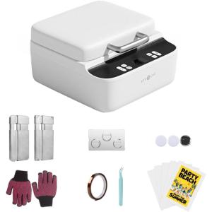 imageHTVRONT Phone Case Heat Press Machine Vacuum Heat Press Machine for Phone Cases Sublimation Press for Custom Phone Case Badges Coasters Includes Film ampamp Fixture Compatible with iPhone ampamp AndroidWhite