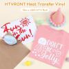 imageHTVRONT HTV Roll Heat Transfer Vinyl  12quot x 25ft Black Iron on Vinyl for TShirts Easy to Weed ampamp Transfer HTV Vinyl  Compatible with All Cutting MachineWhite