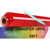 imageHTVRONT HTV Roll Heat Transfer Vinyl  12quot x 25ft Black Iron on Vinyl for TShirts Easy to Weed ampamp Transfer HTV Vinyl  Compatible with All Cutting MachineRed