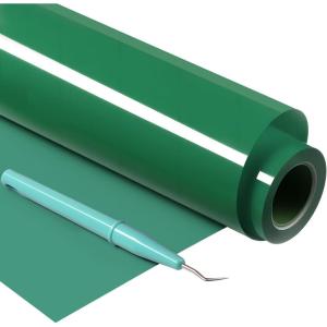 imageHTVRONT HTV Roll Heat Transfer Vinyl  12quot x 25ft Black Iron on Vinyl for TShirts Easy to Weed ampamp Transfer HTV Vinyl  Compatible with All Cutting MachineGreen