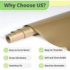 imageHTVRONT Champagne HTV Vinyl Roll  12quot x 10ft Champagne Gold Iron on Vinyl for Cricut ampamp Silhouette Cameo Heat Transfer Vinyl Rolls for t Shirts  Easy to Cut ampamp Weed for Heat Vinyl DesignChampagne Gold