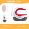 imageHTVRONT Heat Press H1 Mini Heat Press Machine Small Heat Press Portable Iron Press Machine for T Shirts Hats Heating Transfer Projects H1 PinkRaspberry
