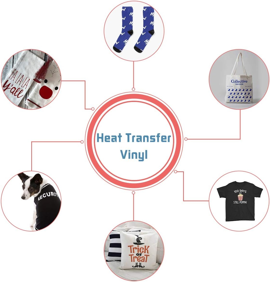 image:imageHTVRONT HTV Heat Transfer Vinyl  35 Pack HTV Vinyl Sheets 12 x 10 IronOn Vinyl for TShirts 30 Assorted Premium Colors HTV Compatible with Cricut Machine amp Silhouette CameoMulticolor