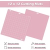 image:imageHTVRONT 5 Packs Self Healing Cutting Mat 12 x 18 DoubleSided Cutting Mats for Crafts A3 HighDensity Sewing Mat with Grid for Fabric Quilting Modeling Hobby Scrapbooking ProjectFabric Grip12X122PACK