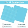image:imageHTVRONT 5 Packs Self Healing Cutting Mat 12 x 18 DoubleSided Cutting Mats for Crafts A3 HighDensity Sewing Mat with Grid for Fabric Quilting Modeling Hobby Scrapbooking ProjectBlue