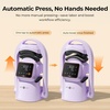 image:imageHTVRONT Auto Hat Press Machine  Hat Heat Press Machine with Precise TempampTimer Control Hat Heat Press Machine for Caps with 2 Platens Compatible with DTF Film Embroidery Sublimation PurplePurple