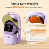 image:imageHTVRONT Auto Hat Press Machine  Hat Heat Press Machine with Precise TempampTimer Control Hat Heat Press Machine for Caps with 2 Platens Compatible with DTF Film Embroidery Sublimation PurplePurple