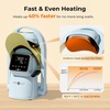 image:imageHTVRONT Auto Hat Press Machine  Hat Heat Press Machine with Precise TempampTimer Control Hat Heat Press Machine for Caps with 2 Platens Compatible with DTF Film Embroidery Sublimation PurpleBlue