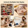 image:imageHTVRONT Auto Hat Press Machine  Hat Heat Press Machine with Precise TempampTimer Control Hat Heat Press Machine for Caps with 2 Platens Compatible with DTF Film Embroidery Sublimation PurplePurple