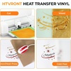 image:imageHTVRONT HTV Heat Transfer Vinyl  35 Pack HTV Vinyl Sheets 12 x 10 IronOn Vinyl for TShirts 30 Assorted Premium Colors HTV Compatible with Cricut Machine amp Silhouette CameoGlitter  Solid