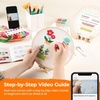 image:imageHTVRONT Sparkling Bead Embroidery Kit for Beginners 3 Sets Complete Embroidery Kits with Step by Step Stitch Video amp Instruction Starter Embroidery Kit with 11 Stitches for Gifts for WomanPotted Plant Mixed Embroidery