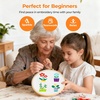 image:imageHTVRONT Sparkling Bead Embroidery Kit for Beginners 3 Sets Complete Embroidery Kits with Step by Step Stitch Video amp Instruction Starter Embroidery Kit with 11 Stitches for Gifts for WomanPotted Plant Mixed Embroidery