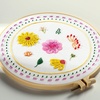 image:imageHTVRONT Sparkling Bead Embroidery Kit for Beginners 3 Sets Complete Embroidery Kits with Step by Step Stitch Video amp Instruction Starter Embroidery Kit with 11 Stitches for Gifts for WomanYellow Flower Mixed Embroidery