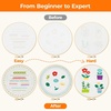 image:imageHTVRONT Sparkling Bead Embroidery Kit for Beginners 3 Sets Complete Embroidery Kits with Step by Step Stitch Video amp Instruction Starter Embroidery Kit with 11 Stitches for Gifts for WomanPotted Plant Mixed Embroidery
