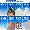 image:imageHTVRONT Heat Press Machine Bundle  A100 3 in 1 Auto Heat Press 12X10 amp HTVRONT Heat Press Accessories