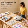 image:imageHTVRONT Heat Press Machine for T Shirts  Portable 10X10 Heat Press with Pressure Display Heats Up Fast amp Evenly H10 V2 Heat Press Machines for HTV Sublimation Heat Transfer ProjectsWhite