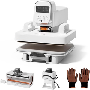 image:imageHTVRONT Auto Heat Press Machine  A100 3 in 1 Auto Heat Press 12X10 with Adjustable Pressure Heats Up Fast amp Evenly Sublimation Heat Press Machine for T Shirts Mugs and Hats